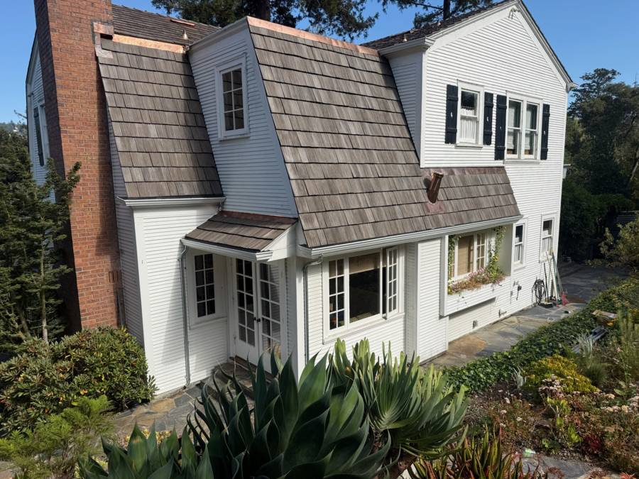 Roof detail illustrating roof replacement